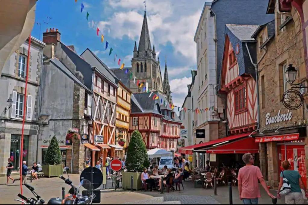 L'Incontournable, Centre Ville Petit Parking Wifi Linge En Option Vannes Buitenkant foto